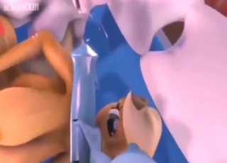 Zoophile porn with My Pony spooning